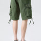 Men's Drawstring Wide Leg Cargo Shorts - Farnelli