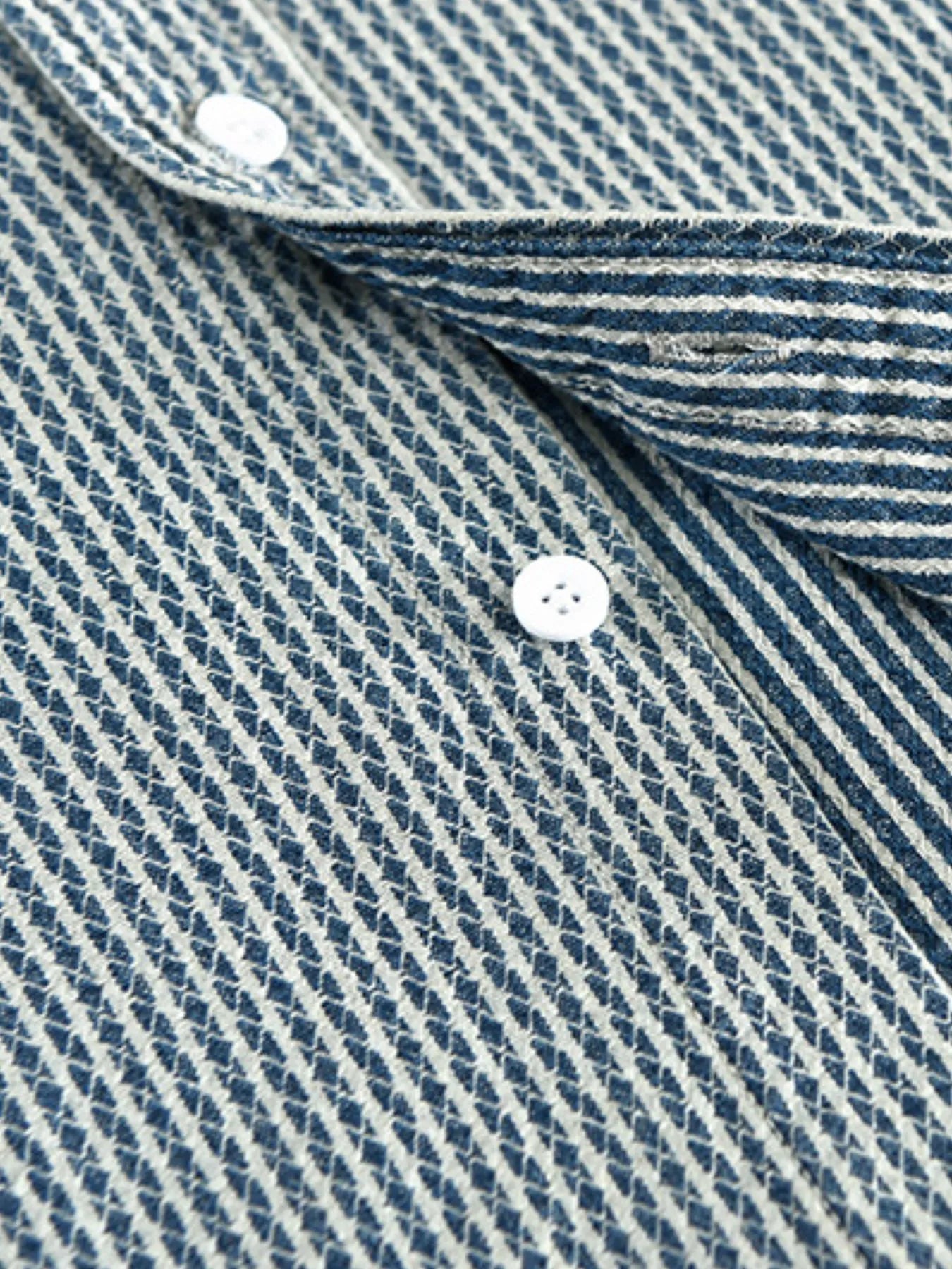 Men's Plus Size Button Up Long Sleeve Shirt - Farnelli