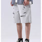 Men's Distressed Loose Fit Denim Shorts - Farnelli