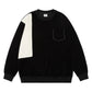 Men's Plus Size Color Block Oversized Sweatshirt - Farnelli