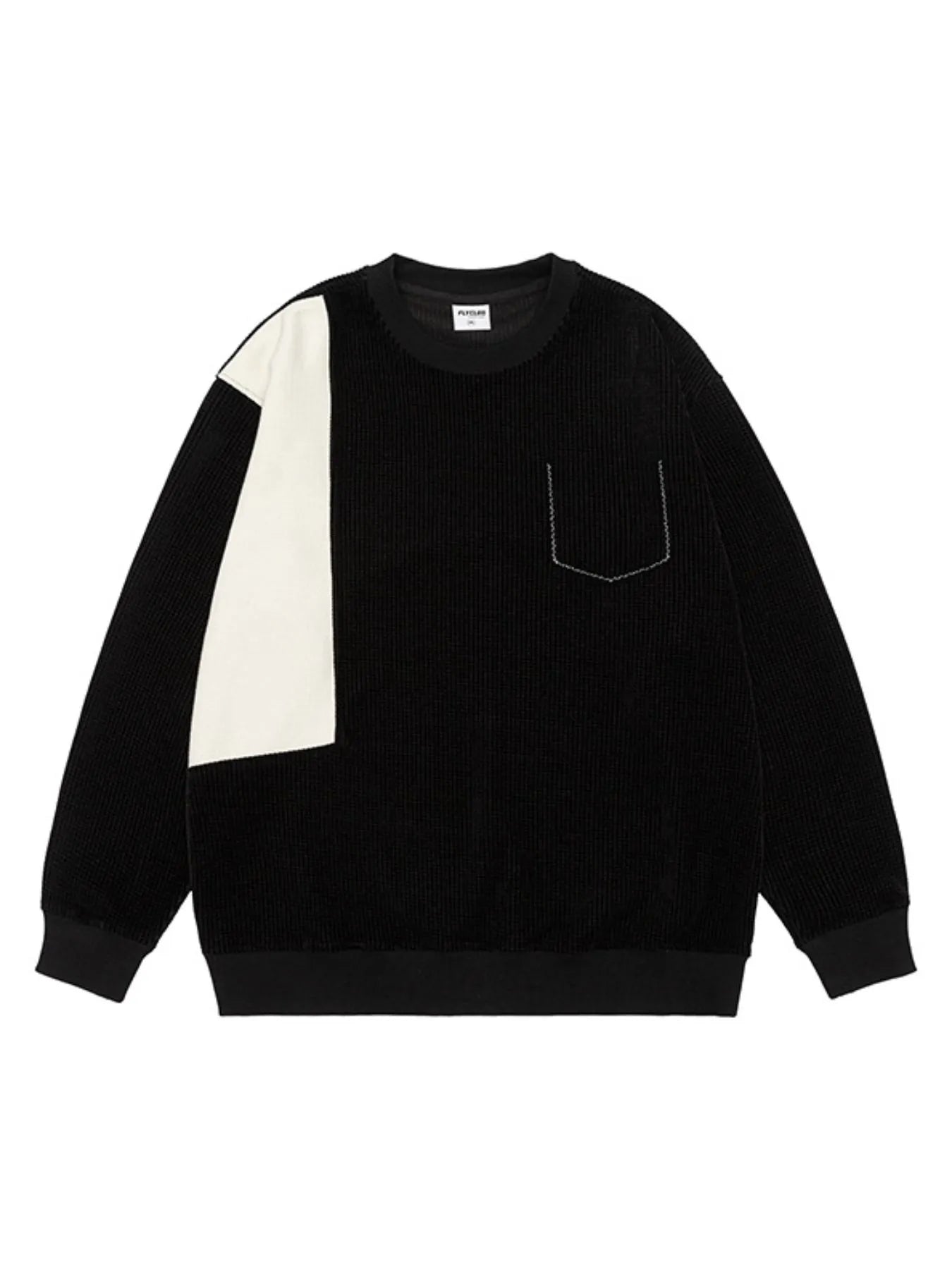 Men's Plus Size Color Block Oversized Sweatshirt - Farnelli