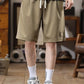 Men's Plus Size Casual Loose-Fit Drawstring Shorts - Farnelli