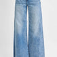 RISEN Full Size Tummy Control High Rise Ankle Palazzo Jeans Plus Size - Farnelli