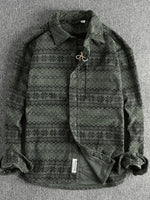 Men's Button Up Long Sleeve Shirt - Farnelli
