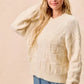 BiBi Checker Board Drop Shoulder Sweater - Farnelli