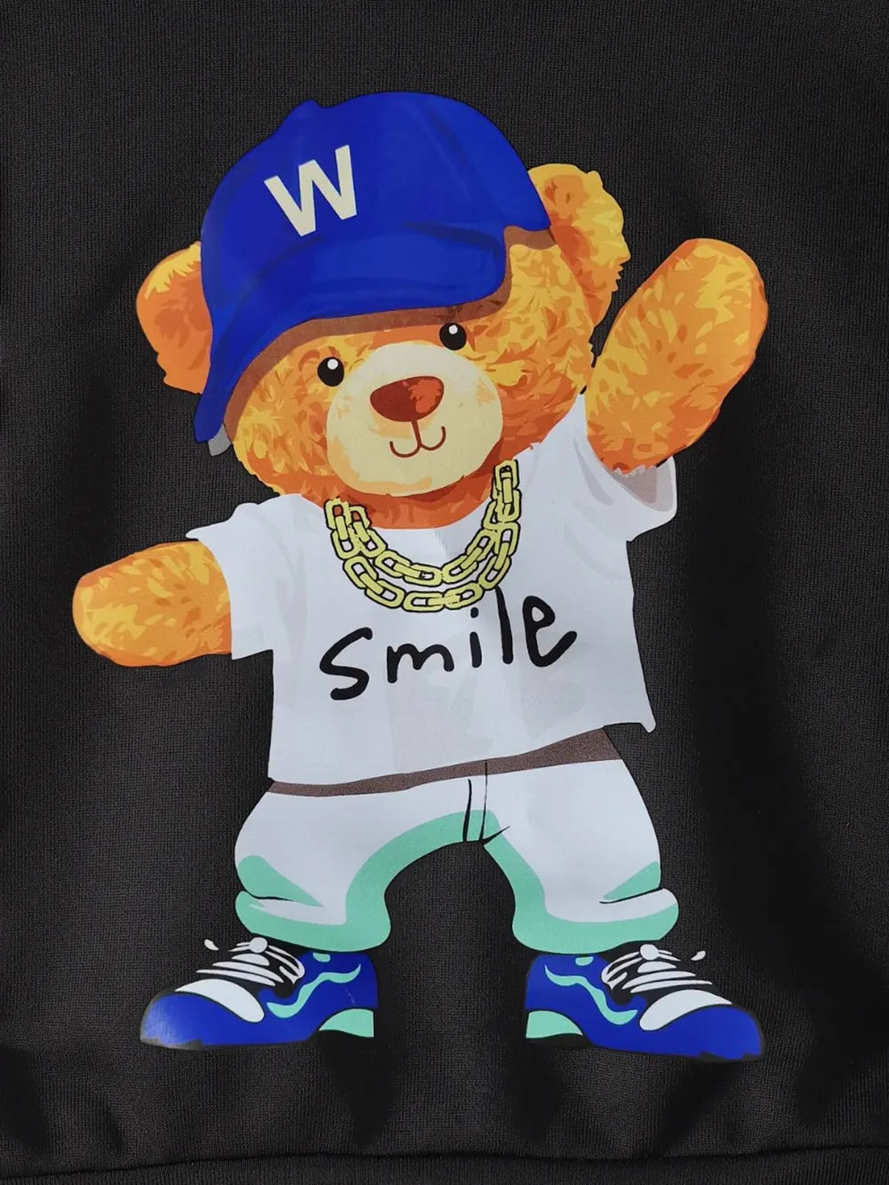 Children's Cartoon Graphic Hoodie and Pants Set - Farnelli