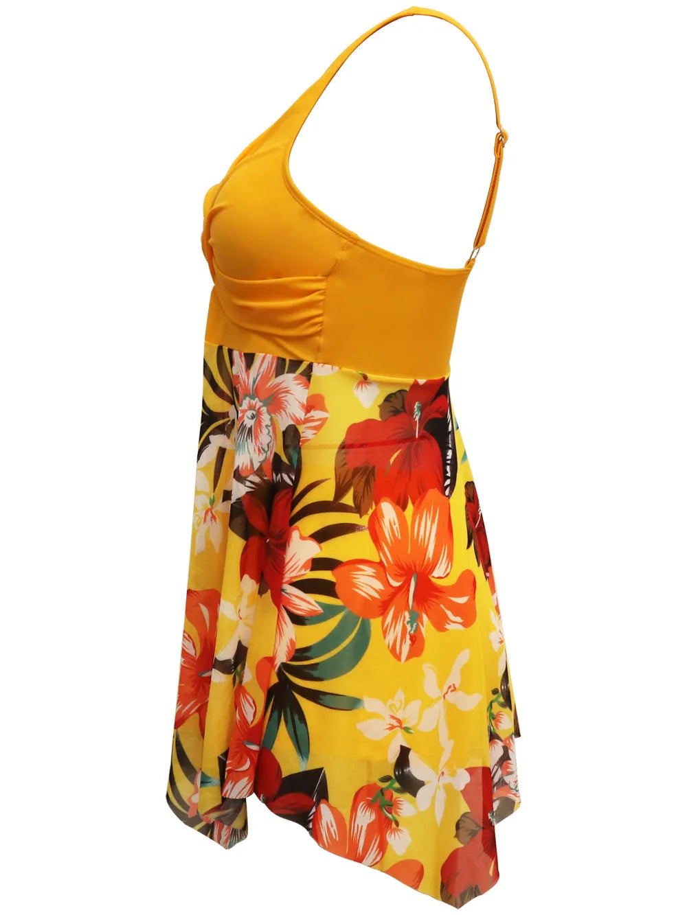 Printed Wide Strap Two-Piece Swim Set - Farnelli