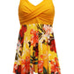 Printed Wide Strap Two-Piece Swim Set - Farnelli