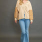 Umgee Sequined French Terry Jacket - Farnelli