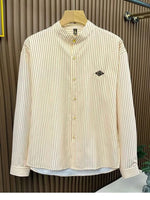 Men's Striped Button-Down Shirt - Farnelli