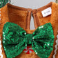 Children's Christmas Lace Detail Dress - Farnelli