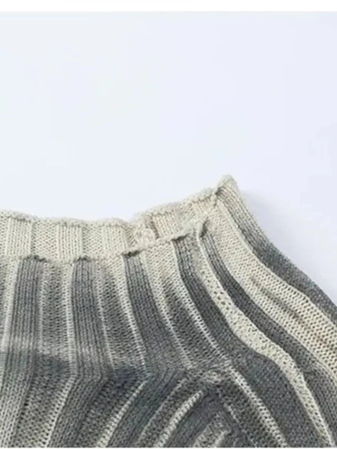 Men's Ribbed Knit Long Sleeve Sweater - Farnelli