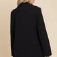 Culture Code One Button Long Sleeve Blazer with Pockets - Farnelli