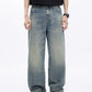 Men's Washed Wide Leg Jeans - Farnelli
