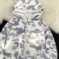 Men's Camo Print Zip-Up Hoodie - Farnelli