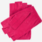 Rossana (fuschia) - Italian fingerless lambskin leather driving gloves