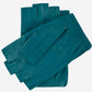 Rossana (sage) - Italian fingerless lambskin leather driving gloves