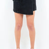 American Bazi Cargo Pocket Mini Skort - Black