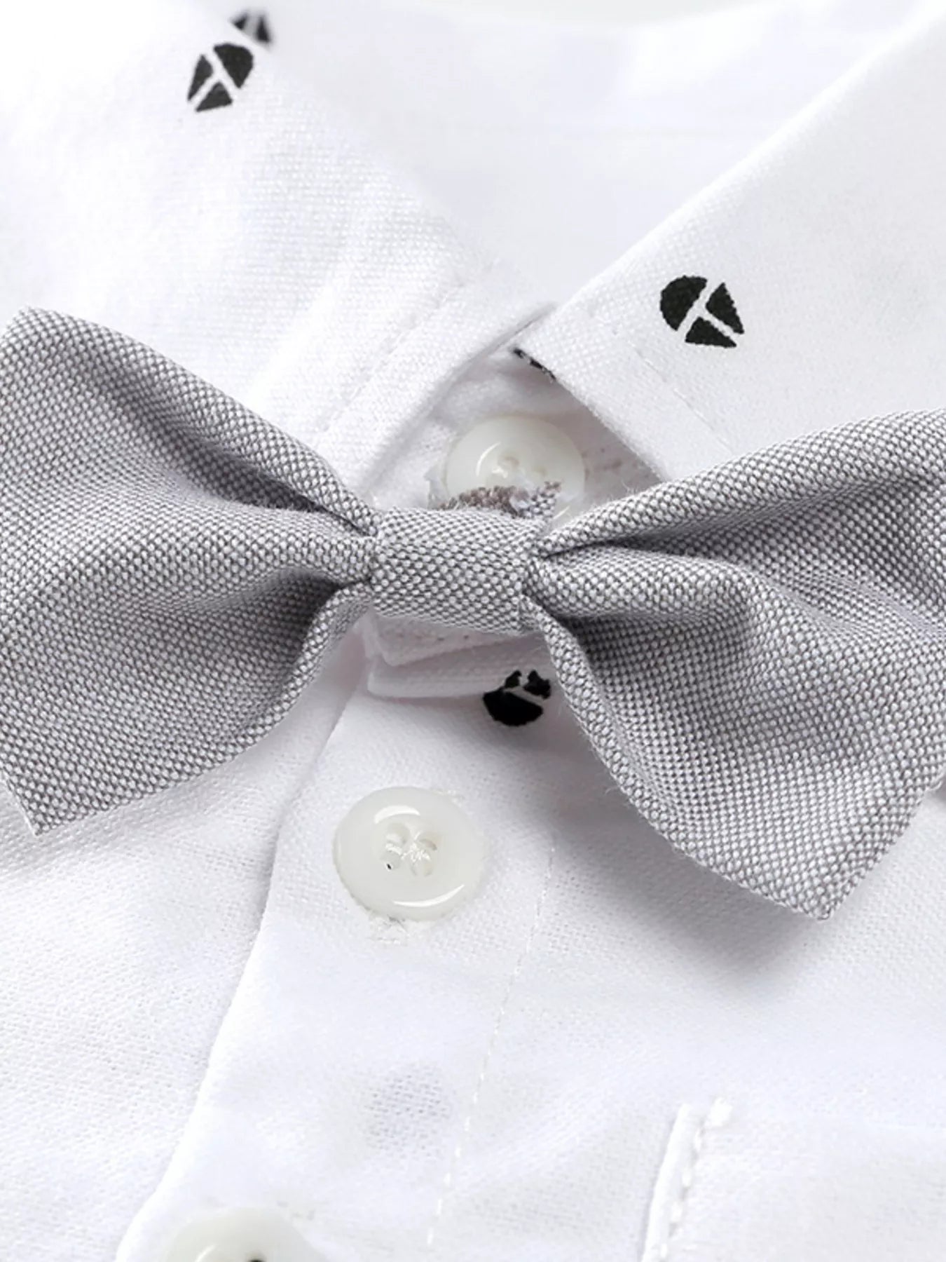 Children's Button Up Shirt and Overall Set - Farnelli