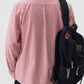 Men's Full Size Casual Striped Corduroy Shirt Plus Size - Farnelli