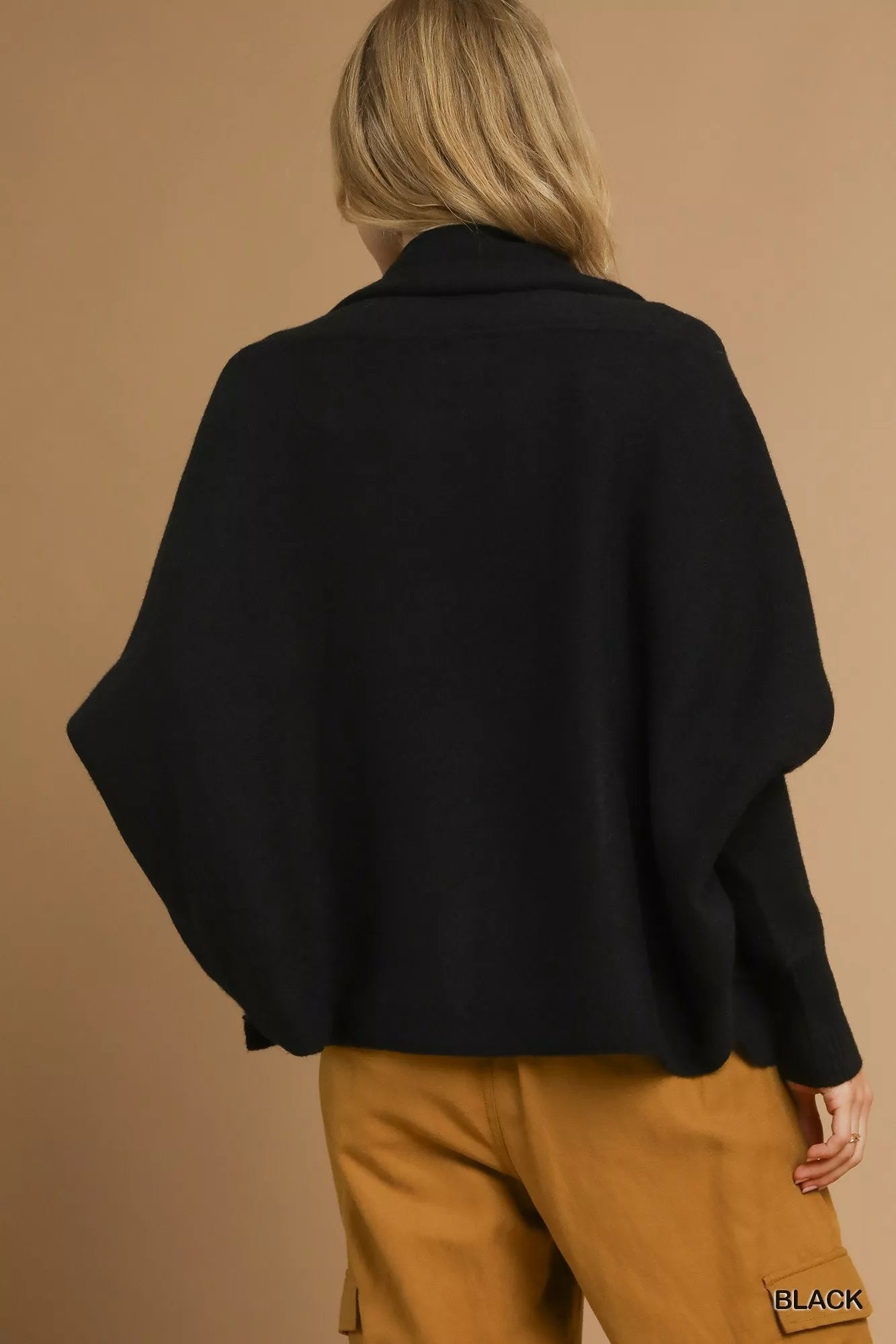 Umgee Open Front Cardigan with Front Pockets - Farnelli