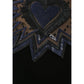 Fendi Fur Trim Velvet Midi Dress Women