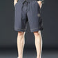 Men's Plus Size Drawstring Shorts with Pockets - Farnelli