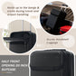 HouseOfZazla 5-piece black hardside luggage set with USB port and TSA lock