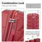 HouseOfZazla 3-piece spinner wheel luggage set with combination locks