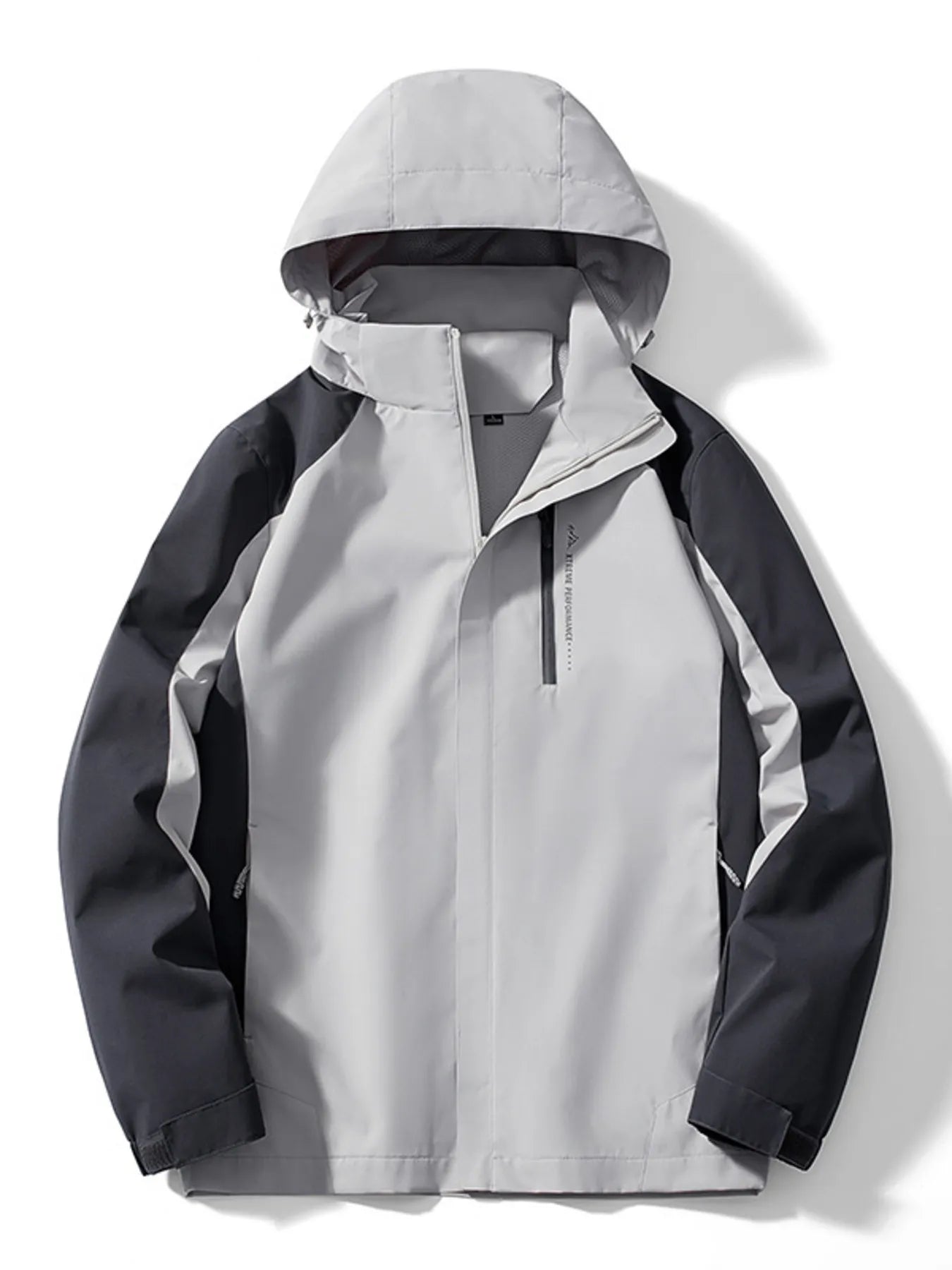 Men's Plus Size Waterproof Hooded Outdoor Jacket - Farnelli
