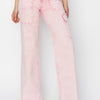 RISEN Full Size High Rise Cargo Pocket Jeans - Acid Pink