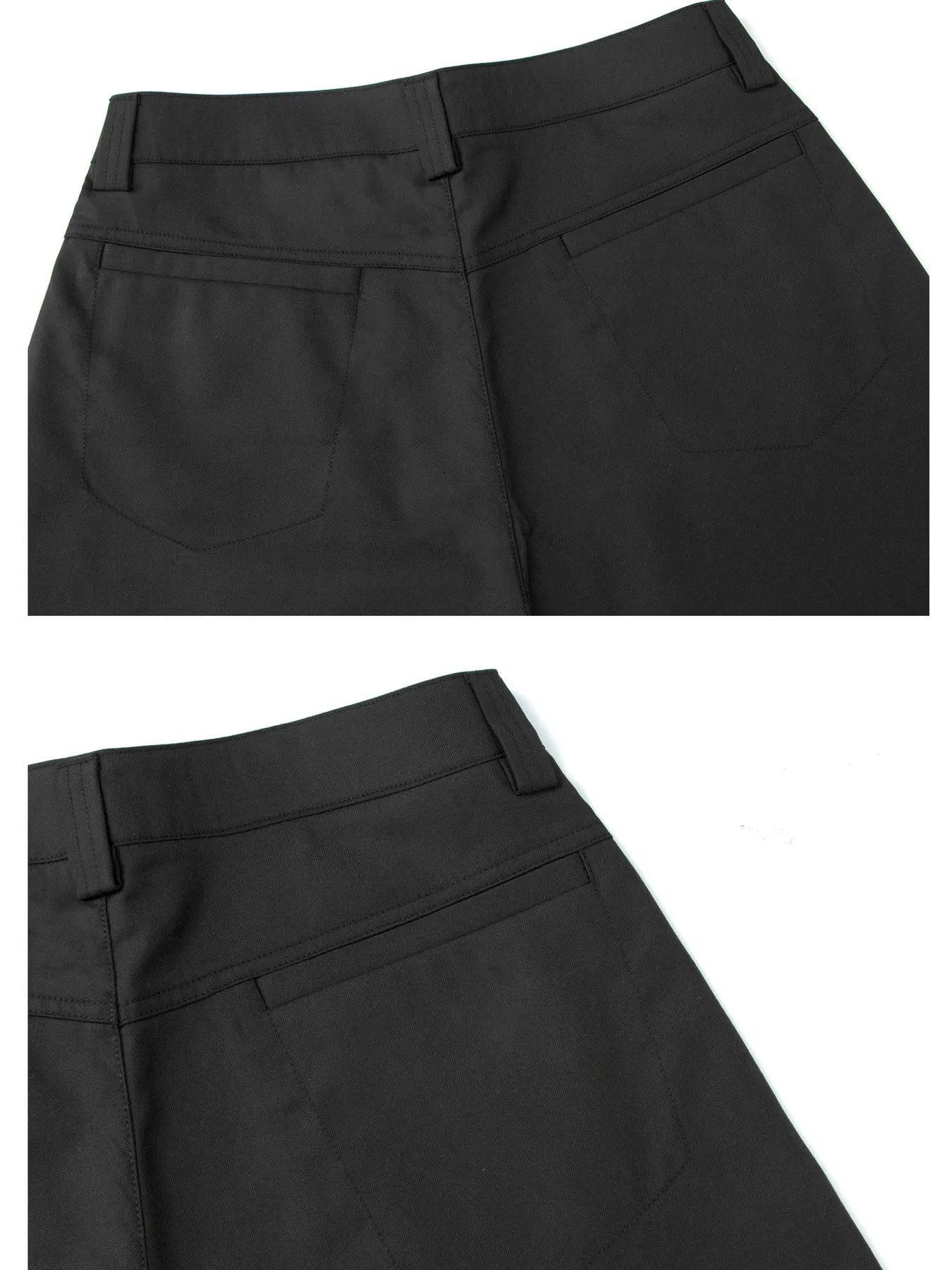 Men's Wide Leg High Waisted Pants - Farnelli