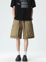 Men's Plus Size Drawstring Cargo Shorts - Farnelli