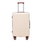 HouseOfZazla 3-piece spinner wheel luggage set with combination locks