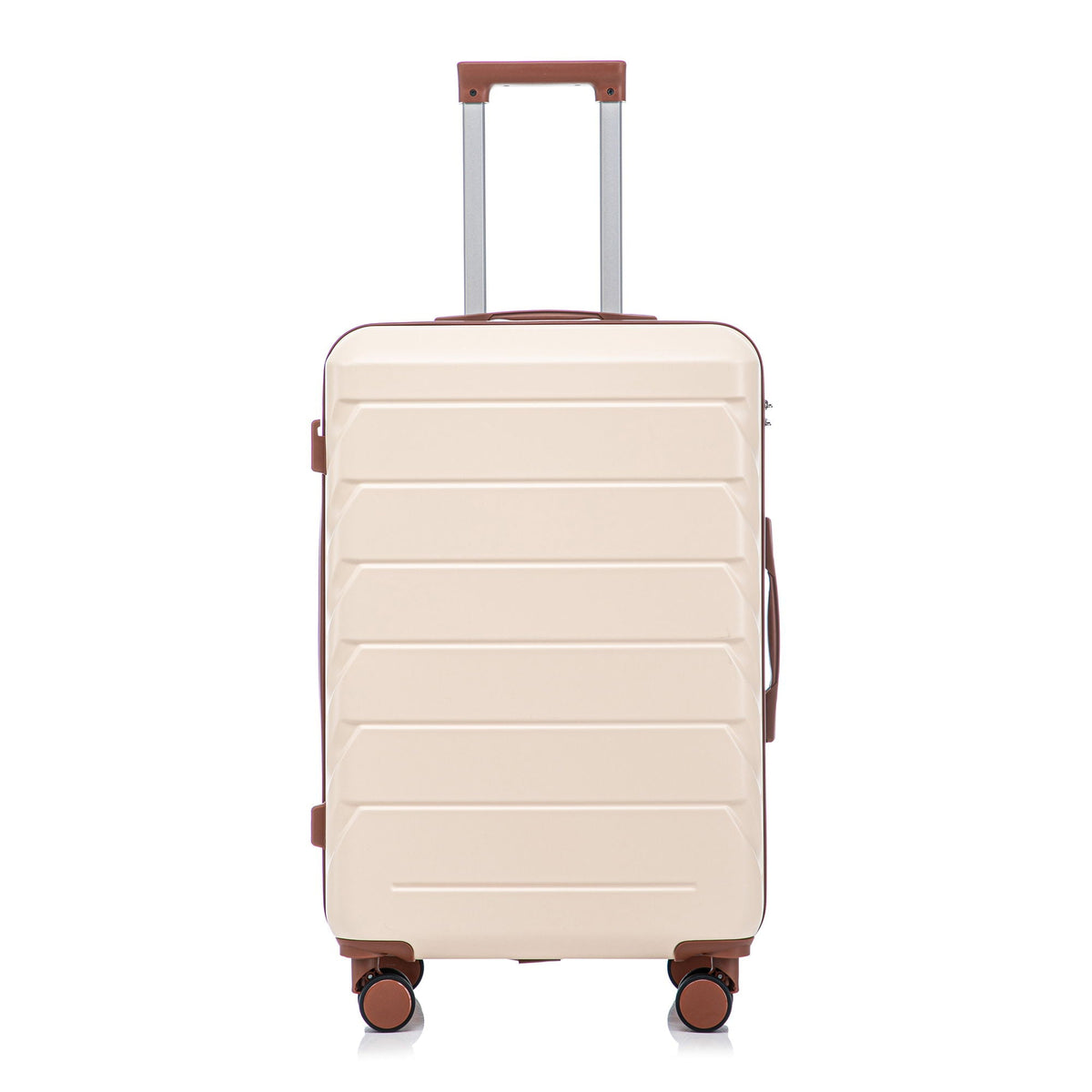 HouseOfZazla 3-piece spinner wheel luggage set with combination locks