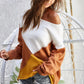 BiBi Color Block Geometric Sweater - Farnelli