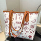 Graffiti Print Casual Tote Bag - Farnelli