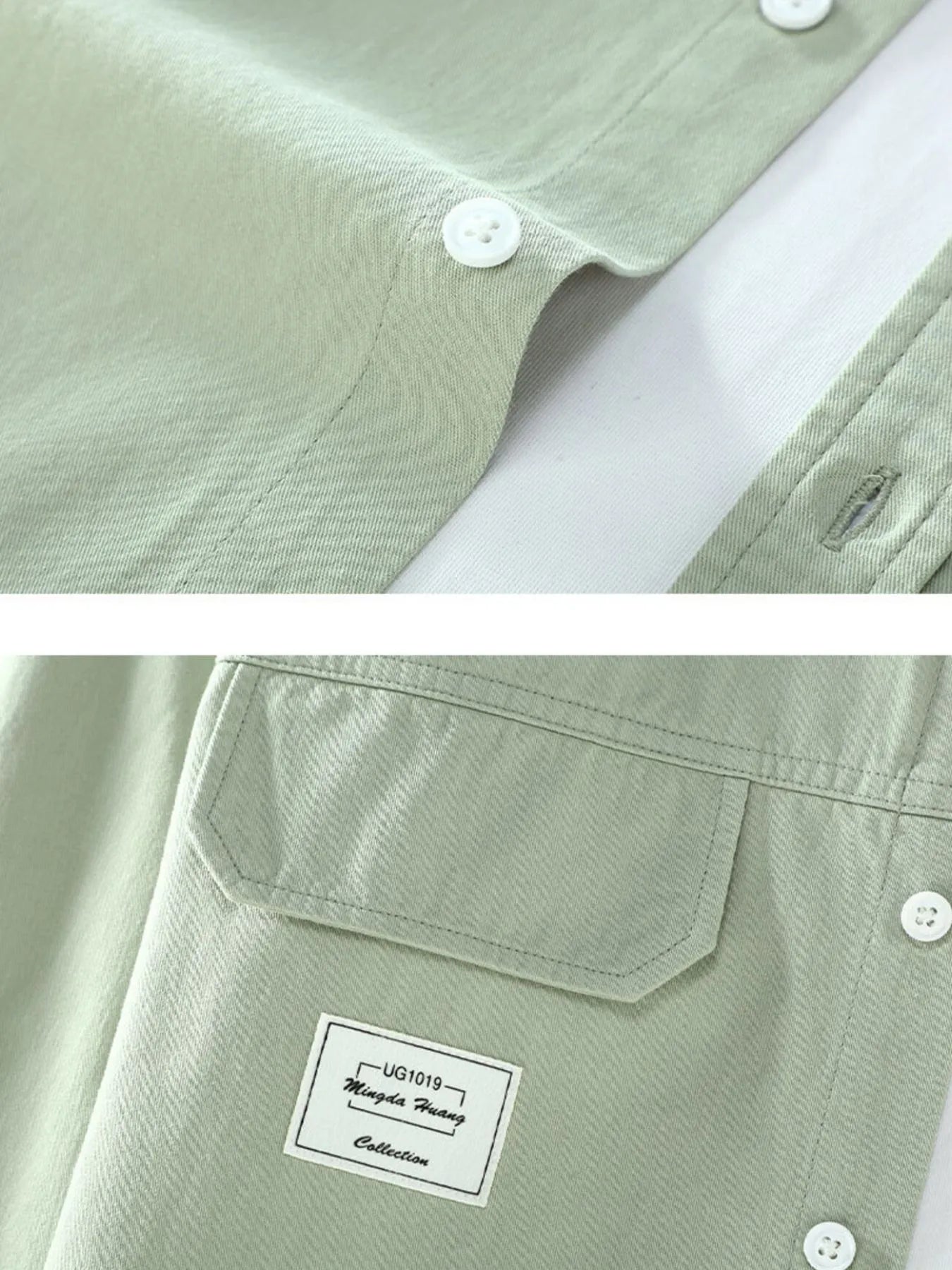 Men's Plus Size Button Up Long Sleeve Shirt - Farnelli