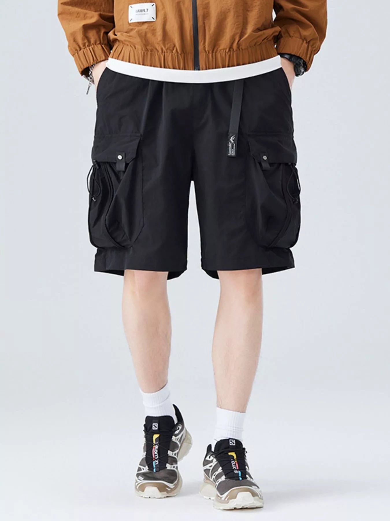 Men's Plus Size Loose Fit Cargo Shorts - Farnelli