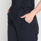 Gracia Fashion Women's Elastic back straight fit casual pants