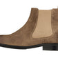 TOTO - K92083 - 3 Inches Taller (Nubuck Coffee Brown) - Chelsea Ankle Boots