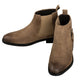 TOTO - K92083 - 3 Inches Taller (Nubuck Coffee Brown) - Chelsea Ankle Boots