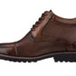 TOTO - Y41089 - 3.2 Inches Dark Brown Leather Boots