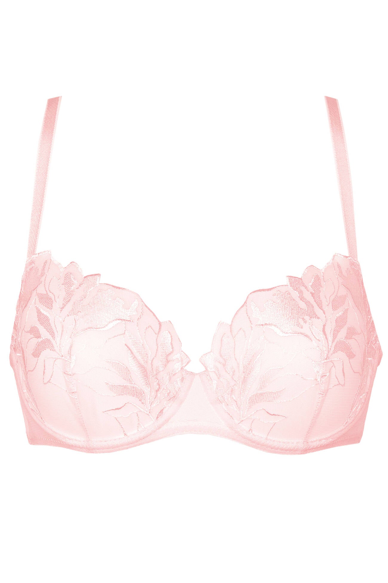 Transparent Demi Underwire Bra Gorteks Coco Pink-3