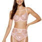 Gorteks Coco Pink High Waist Mesh Garter Belt-2