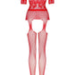 Beauty Night Courtney Red Super Sexy Fishnet Bodystocking