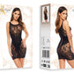 Beauty Night Donna Sexy Sheer Lace Mini Dress