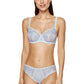 Gorteks Mable Baby Blue See Through Embroidery Balconette Bra