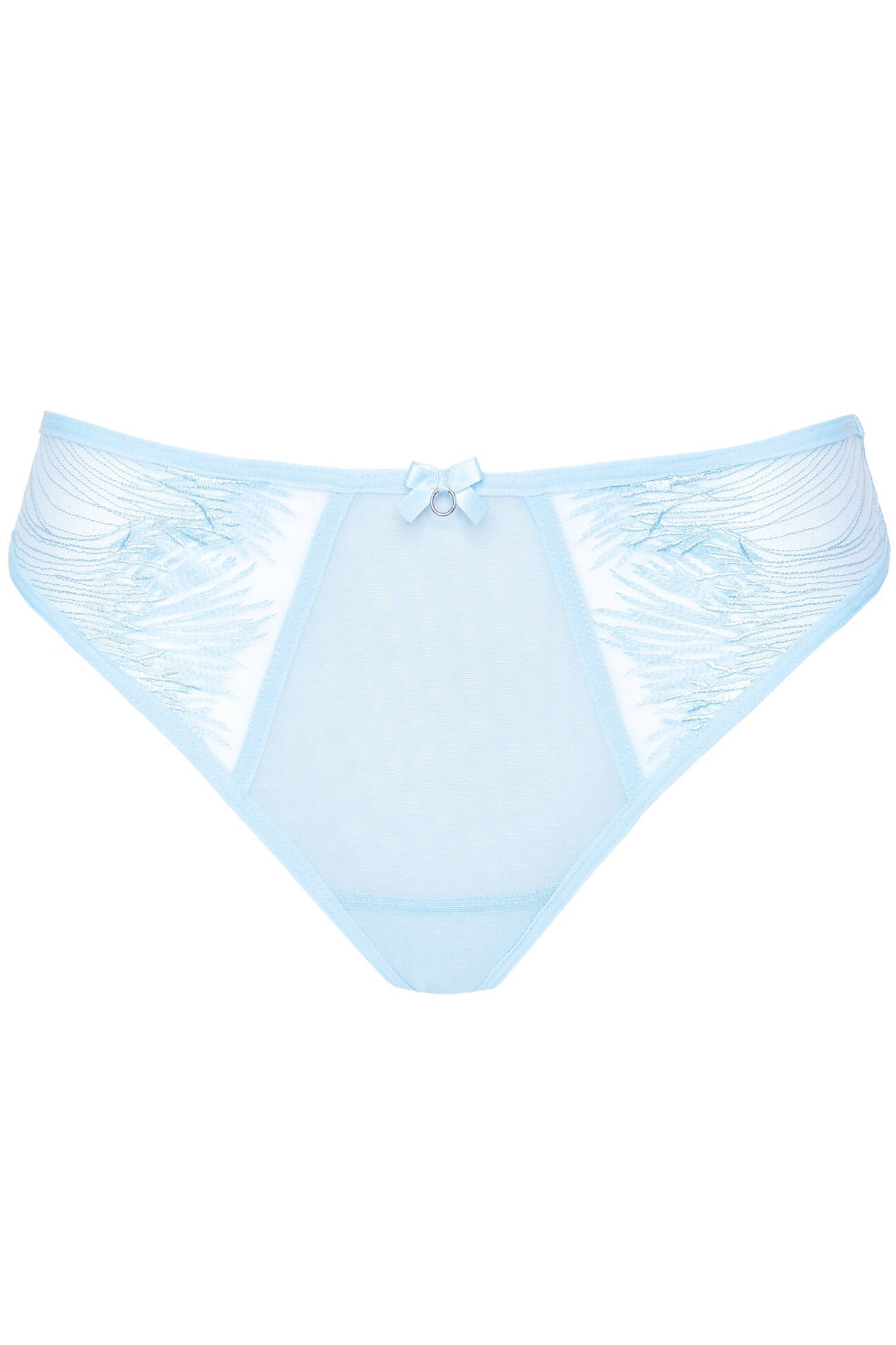 Gorteks Mable Baby Blue Sheer Mesh Thong Panty-2