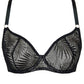 Sheer Mesh Plunge Bra Gorteks Mare